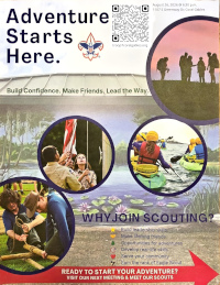 Troop 7 2026 recruitment flyer