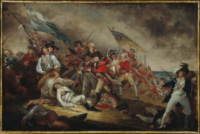 John Trumball painting of Bunker Hill
