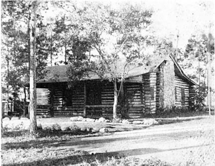 Troop 7 log cabin