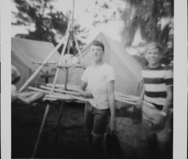 Chris Rupenthal and Stuart Cox at Camp Sebring in 1968